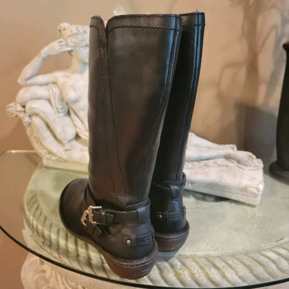 *Sold⛔️Ugg Rosen Tall Leather Boot in Size 6. S/N 1008219  #246 - Picture 14 of 17